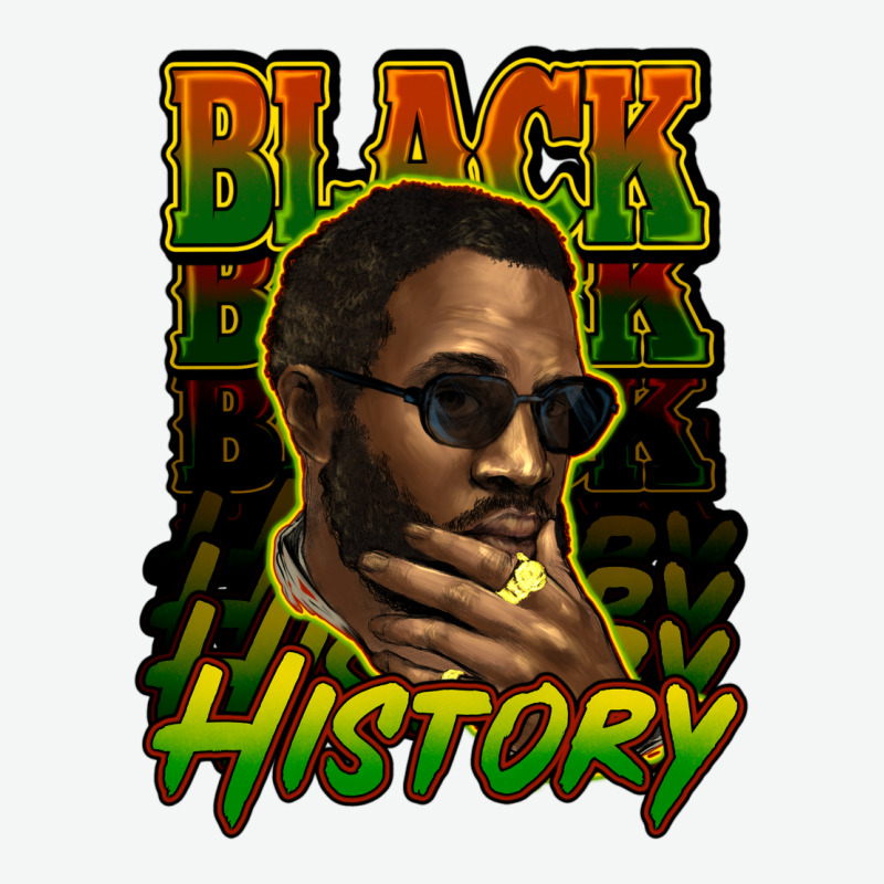 Black History Afro Man Urban Heavy Tee by HowdyJamesFarm | Teevron
