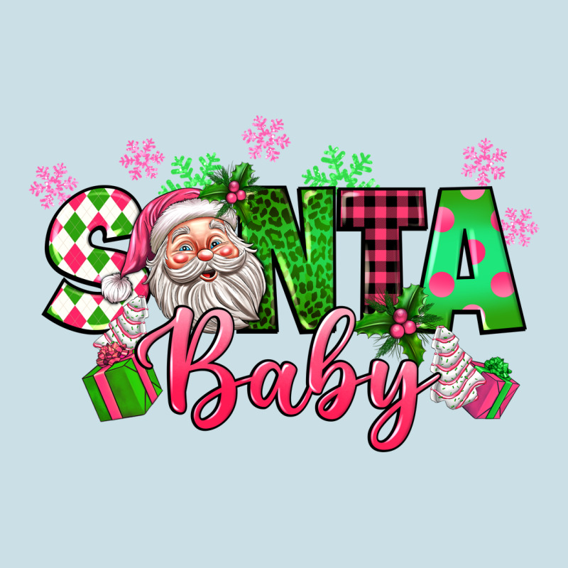 Santa Baby Pink Christmas Ladies Tee by texasbilliewilder | Teevron