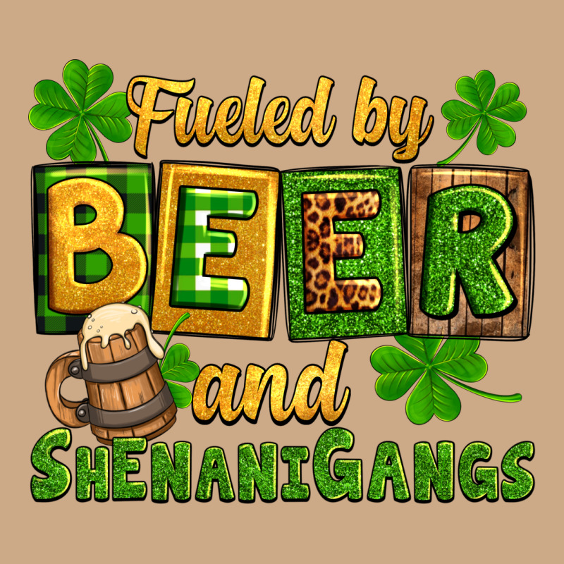 St. Patrick's Fueled By Beer And Shenanigangs Vintage Hoodie by OliviaCreatesArt | Teevron