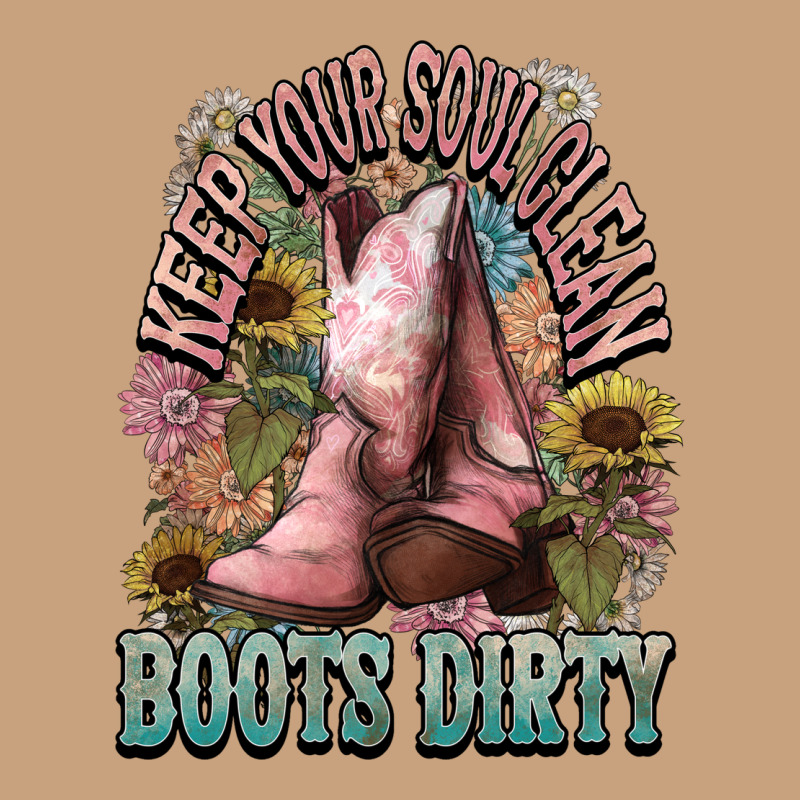 Keep Your Soul Clean Boots Dirty Cowboy Western Vintage Tee by HowdyJamesFarm | Teevron