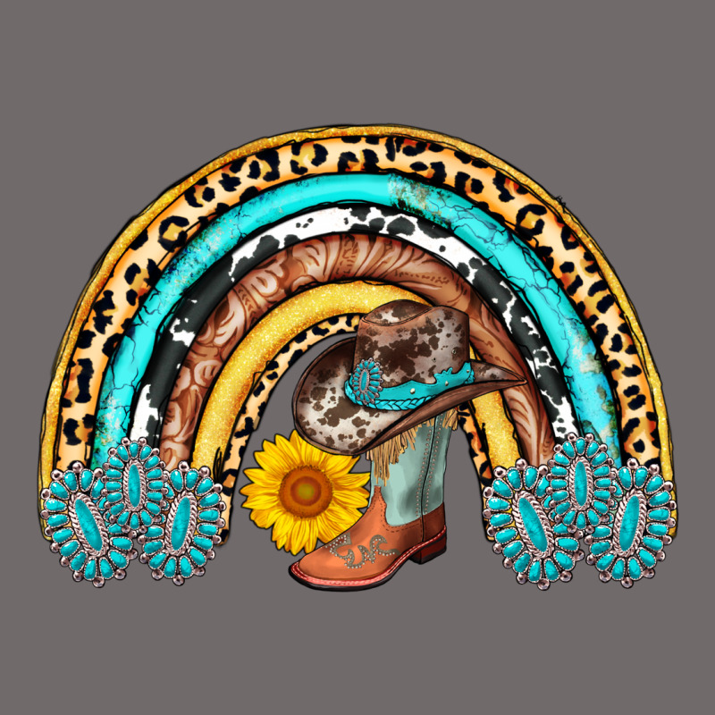 Cowboy Boots And Hat Rainbow Urban Hoodie by AdoDesignShop | Teevron