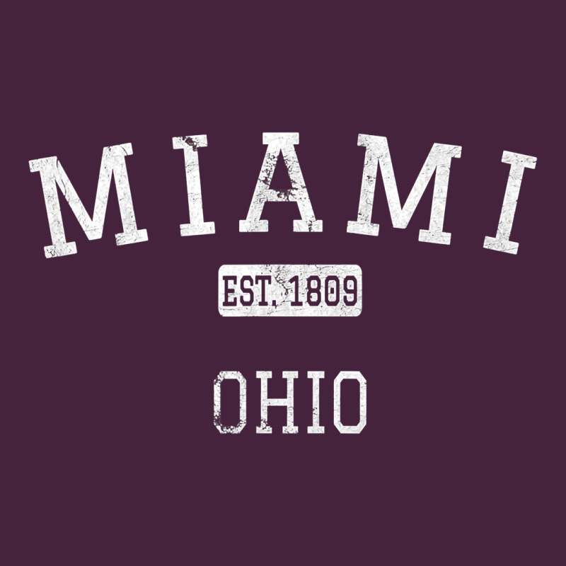 Miami Ohio Oh Vintage Classic Tee by longCreatives | Teevron