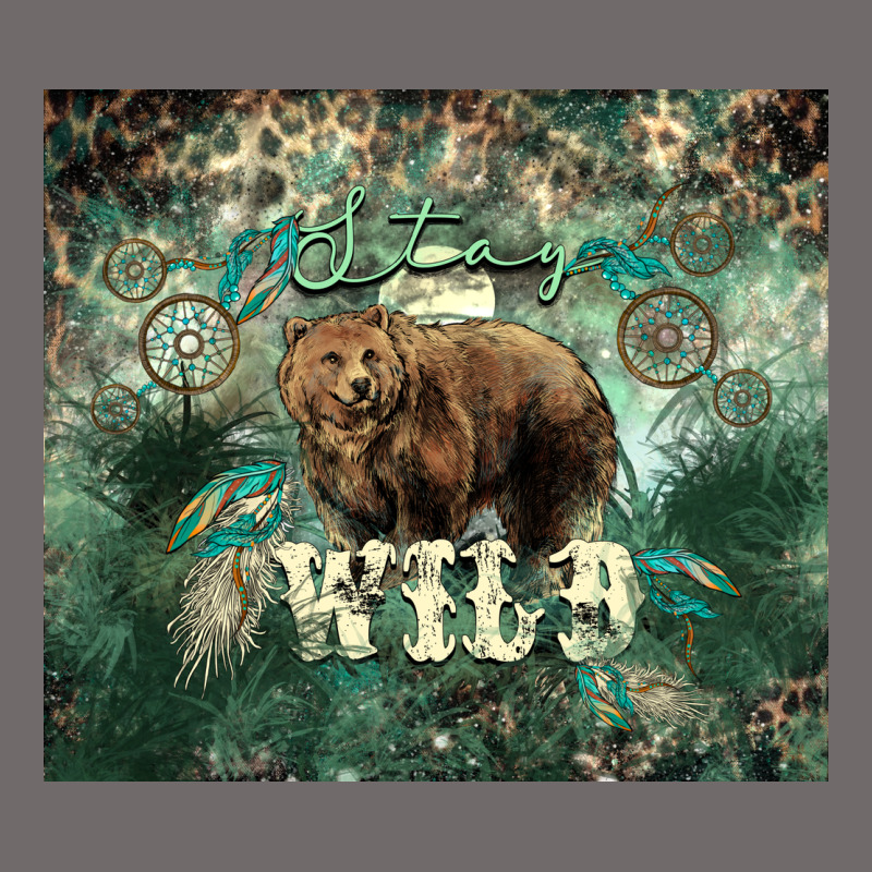 Stay Wild Bear Tumbler Urban Heavy Tee by HowdyJamesFarm | Teevron