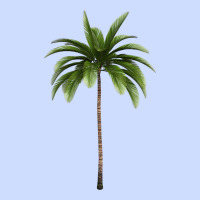 Tropical Palm Tree Urban Heavy Tee | Teevron