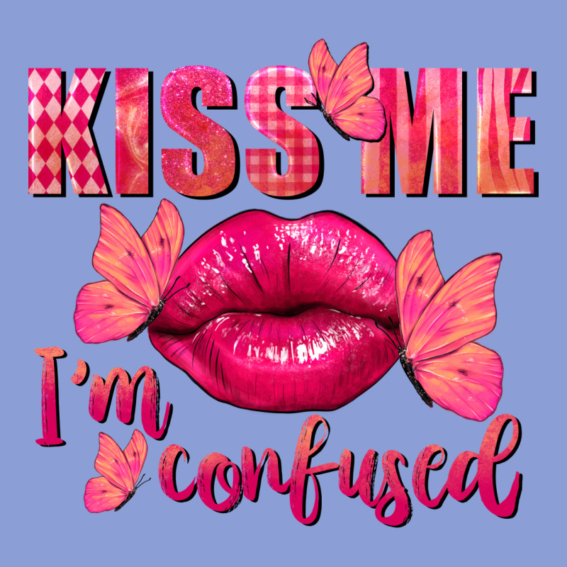 Kiss Me I'm So Confused Valentine's Day Long Sleeve Tee by FaDigitalArtStudio | Teevron