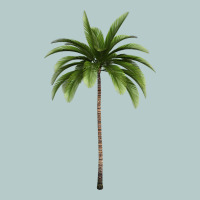 Tropical Palm Tree Heavy Core Tee | Teevron