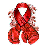 Red Ribbon With Boxing Gloves Premium Tee | Teevron