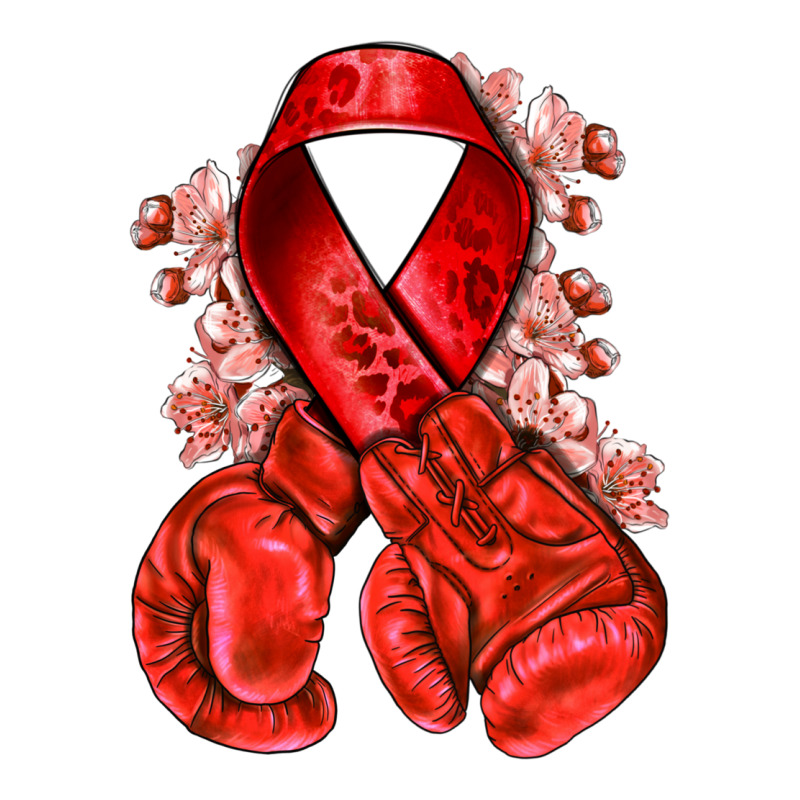 Red Ribbon With Boxing Gloves Premium Tee by NancyCooperArtShop | Teevron