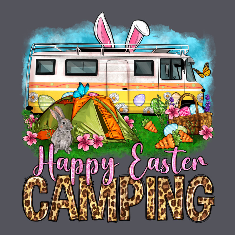 Happy Easter Camping Vintage Hoodie by OliviaCreatesArt | Teevron