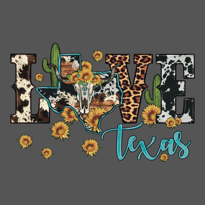 Love Texas Map Sunflower Cactus Cowhide Leopard Zipper Hoodie by Artiststas | Teevron