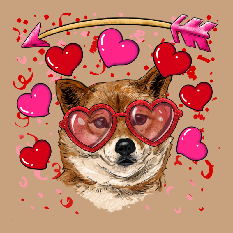 Valentine's Shiba Inu Vintage Tee by RanaPortraitStore | Teevron