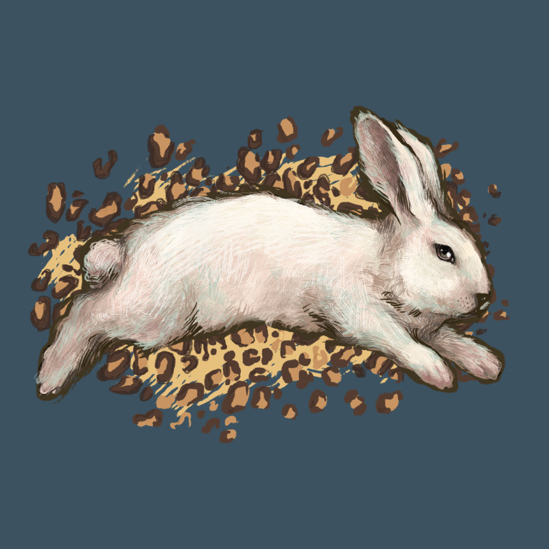 Bunny Rabbit Leopard Easter Day Urban Heavy Tee by HowdyJamesFarm | Teevron