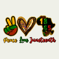 Peace Love Juneteenth Urban Heavy Tee | Teevron