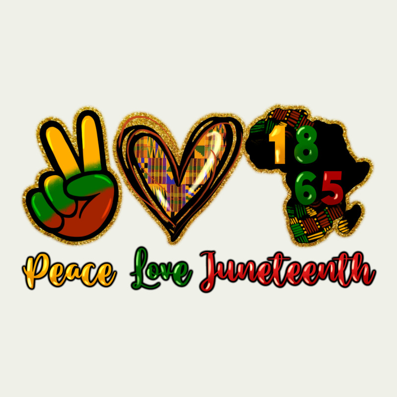 Peace Love Juneteenth Urban Heavy Tee by HowdyJamesFarm | Teevron