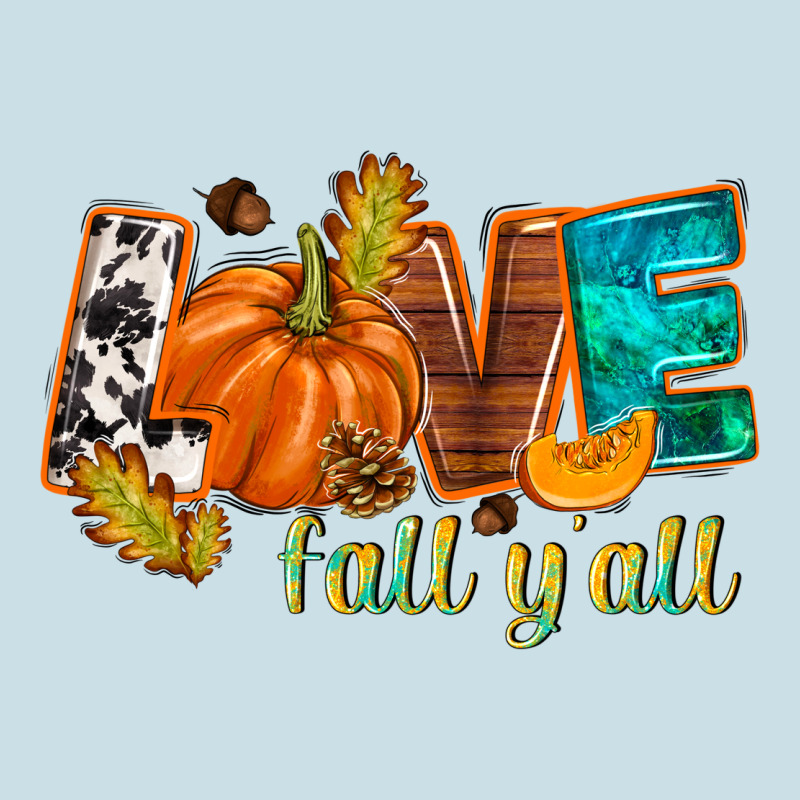 Love Fall Y'all Ladies Tee by NancyCooperArtShop | Teevron