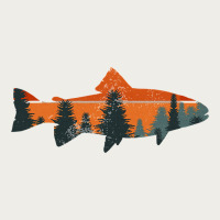 Trout Fly Fishing Nature Outdoor Fisherman Gift Zipper Hoodie | Teevron