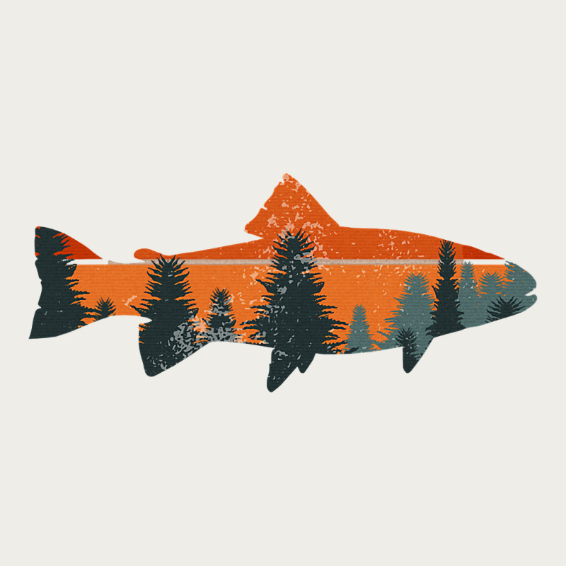 Trout Fly Fishing Nature Outdoor Fisherman Gift Zipper Hoodie by longCreatives | Teevron