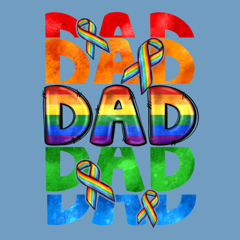 Dad Dad Dad Pride Urban Heavy Tee by CowGirlArtShop | Teevron