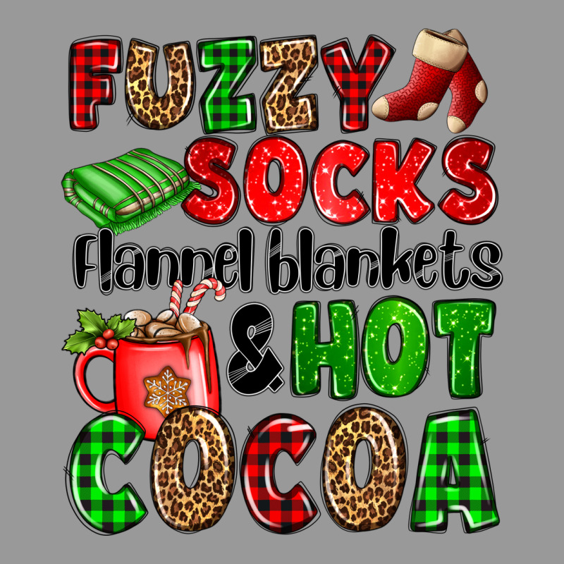 Fuzzy Socks Flannel Blankets And Hot Cocoa Vintage Hoodie by OliviaCreatesArt | Teevron