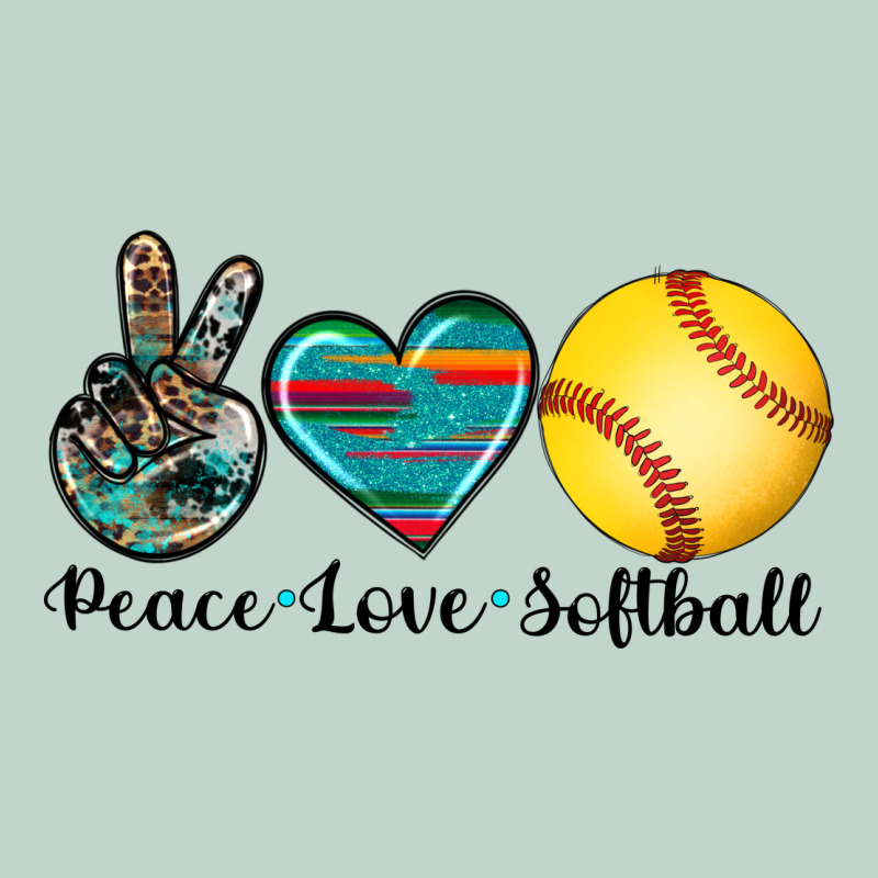 Peace Love Softball Zipper Hoodie by Artiststas | Teevron