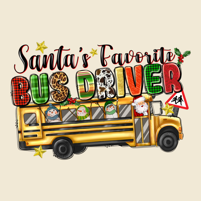Santas Favorite Bus Driver Ladies Tee by texasbilliewilder | Teevron