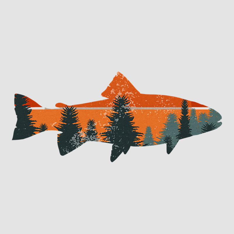 Trout Fly Fishing Nature Outdoor Fisherman Gift Premium Sweatshirt by longCreatives | Teevron