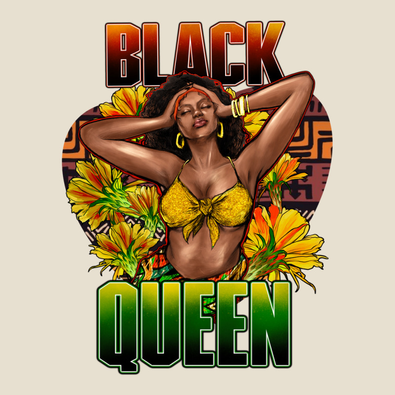Black Queen Afro Urban Heavy Tee by HowdyJamesFarm | Teevron