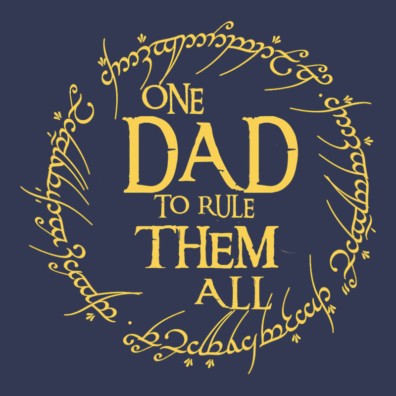 Mens One Dad To Rule Them All  Father's Day Gift Heavyweight Hoodie by longCreatives | Teevron