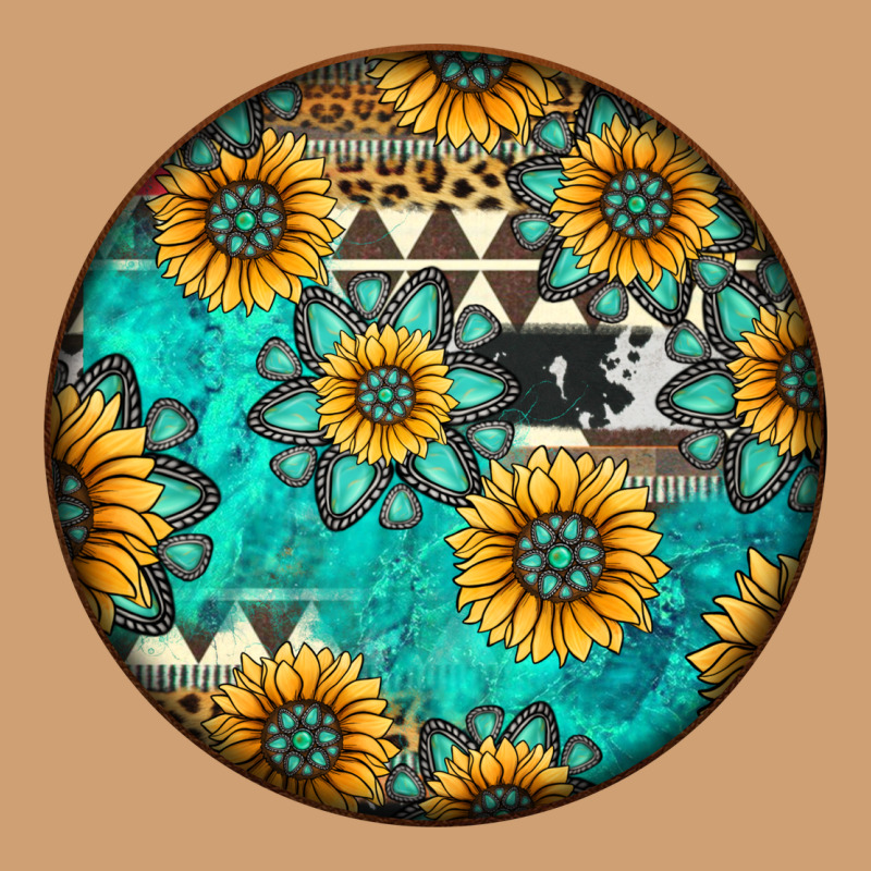 Round Western Pattern Vintage Tee by Jasminsmagicworld | Teevron
