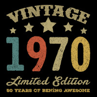Vintage 1970 Limited Edition 50 Years Of Being Awesome Heavy Core Tee | Teevron