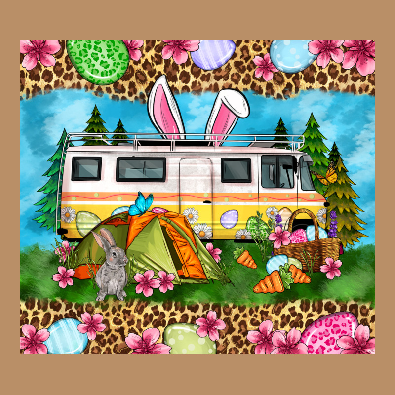 Easter Day Camping Vintage Hoodie by OliviaCreatesArt | Teevron