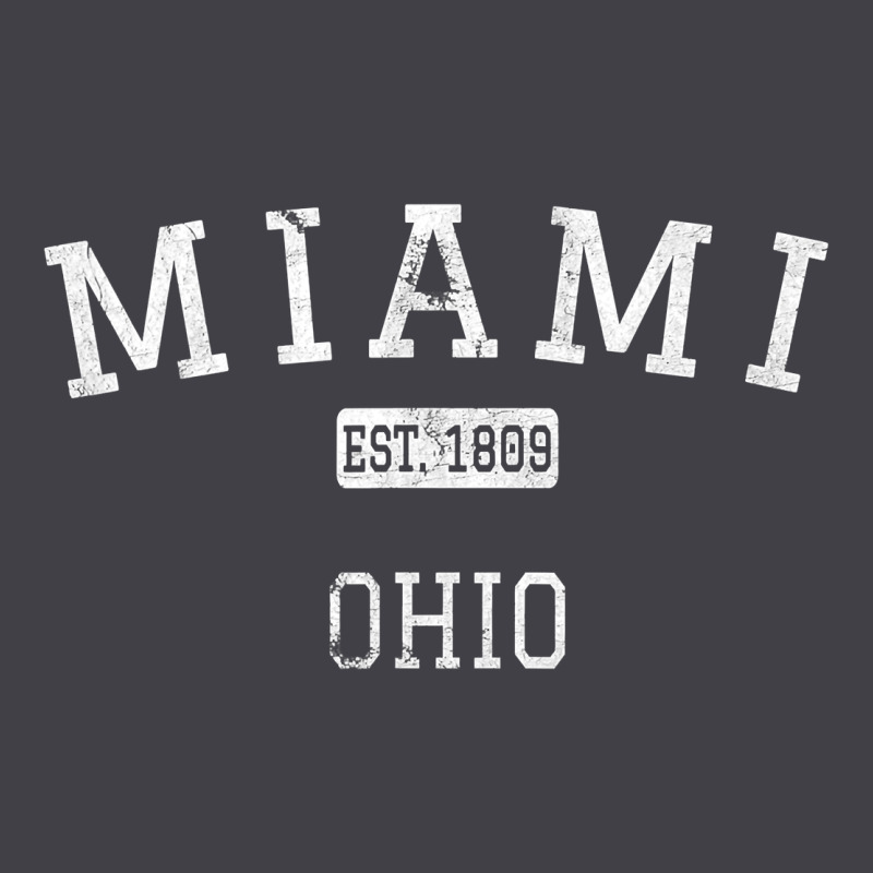 Miami Ohio Oh Vintage Heavyweight Hoodie by longCreatives | Teevron