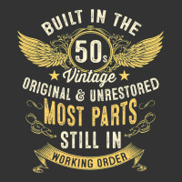 Mens Vintage 1950s Built In The 50s Fifties Funny 70th Birthday | Teevron