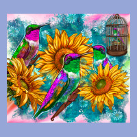 Hummingbirds Sunflower Classic Tee | Teevron