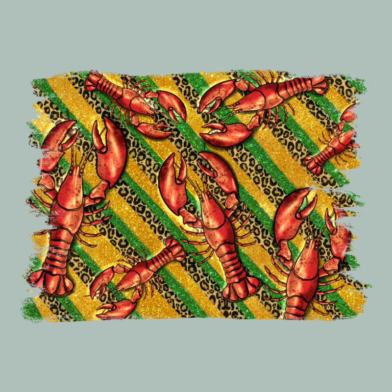 Mardi Gras Crawfish Background Heavyweight Hoodie by BarkalooDesign | Teevron