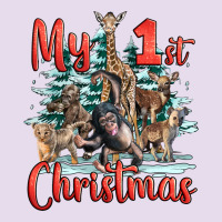 My First Christmas Baby Safari Animals Premium Hoodie | Teevron
