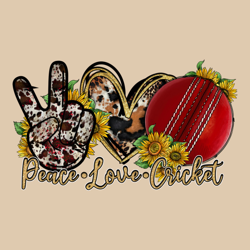 Peace Love Cricket Heavyweight Sweatshirt by RacoonDesign | Teevron