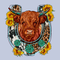 Western Leopard Cowhide Cow Horseshoe Long Sleeve Tee | Teevron