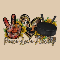 Peace Love Hockey Heavyweight Sweatshirt | Teevron