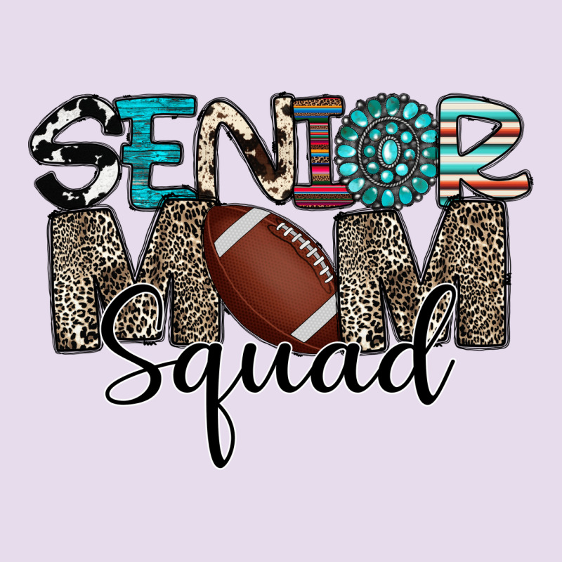 Senior Mom Squad Football Design Premium Hoodie by CowhideDigitalArt | Teevron