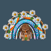 Easter Bunny With Carrot Rainbow Easter Day Urban Heavy Tee | Teevron