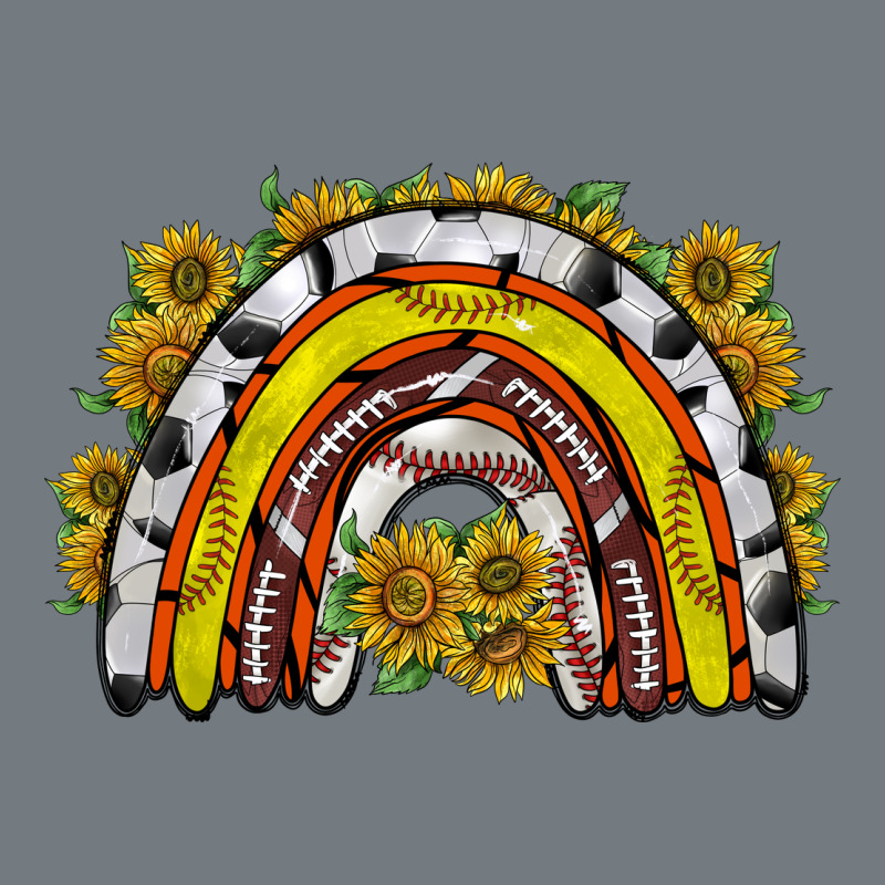 Sunflower Sports Rainbow Heavyweight Sweatshirt by RacoonDesign | Teevron