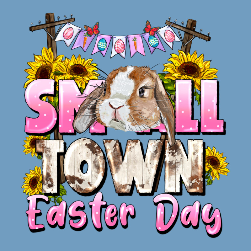 Small Town Easter Day Urban Heavy Tee by CowGirlArtShop | Teevron