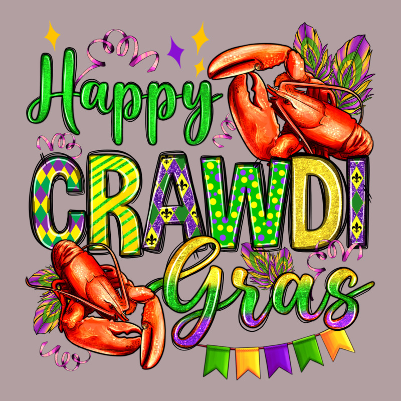 Happy Crawdi Gras Olivia Vintage Hoodie by OliviaCreatesArt | Teevron