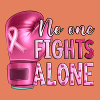 Breast Cancer No One Fights Alone Boxing Classic Tee | Teevron