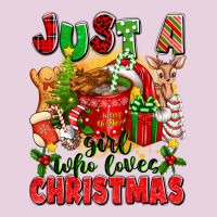 Just A Girl Who Loves Christmas Ladies Tee | Teevron
