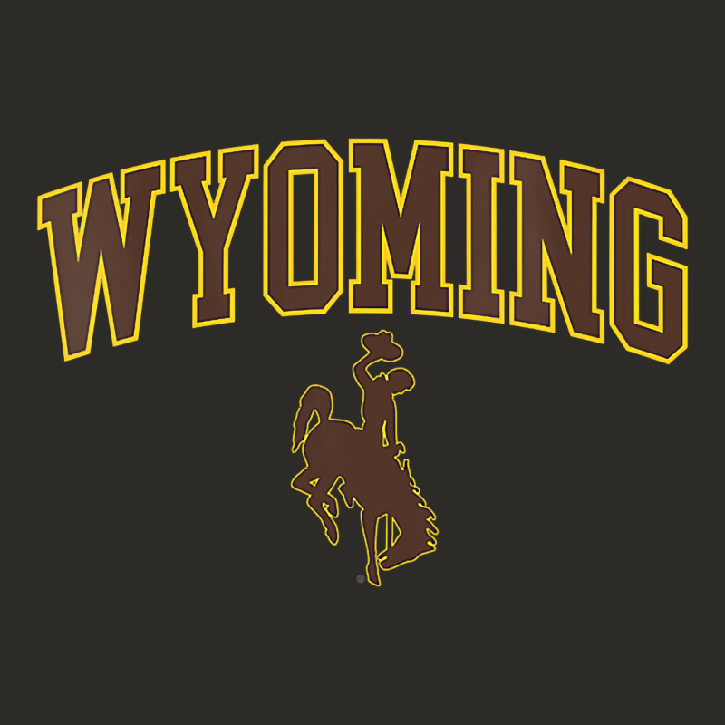 Womens Wyoming Cowboys Apparel Fan Favorite Arch Heavy Core Tee by longCreatives | Teevron