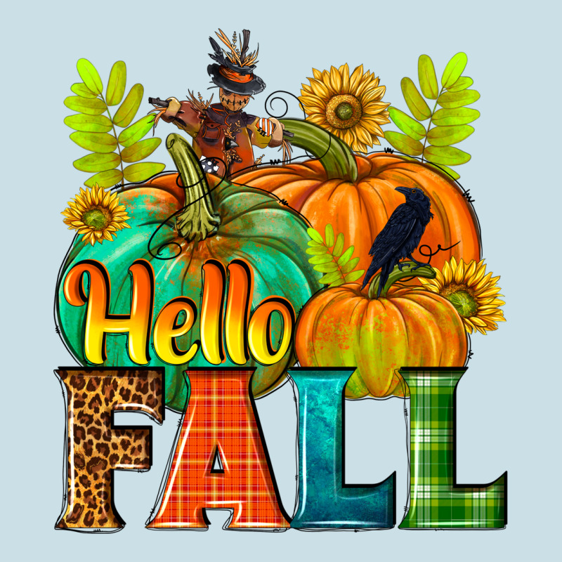 Hello Fall Ladies Tee by NancyCooperArtShop | Teevron