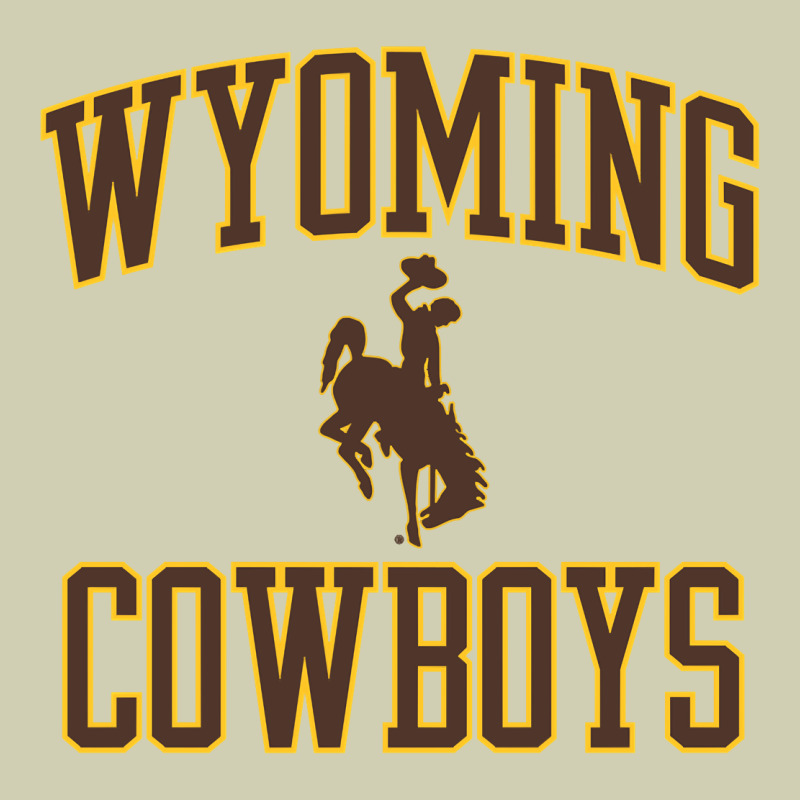 Wyoming Cowboys Men's Apparel Gameday Arch Over Cowboys Sweat Heavy Core Tee by longCreatives | Teevron