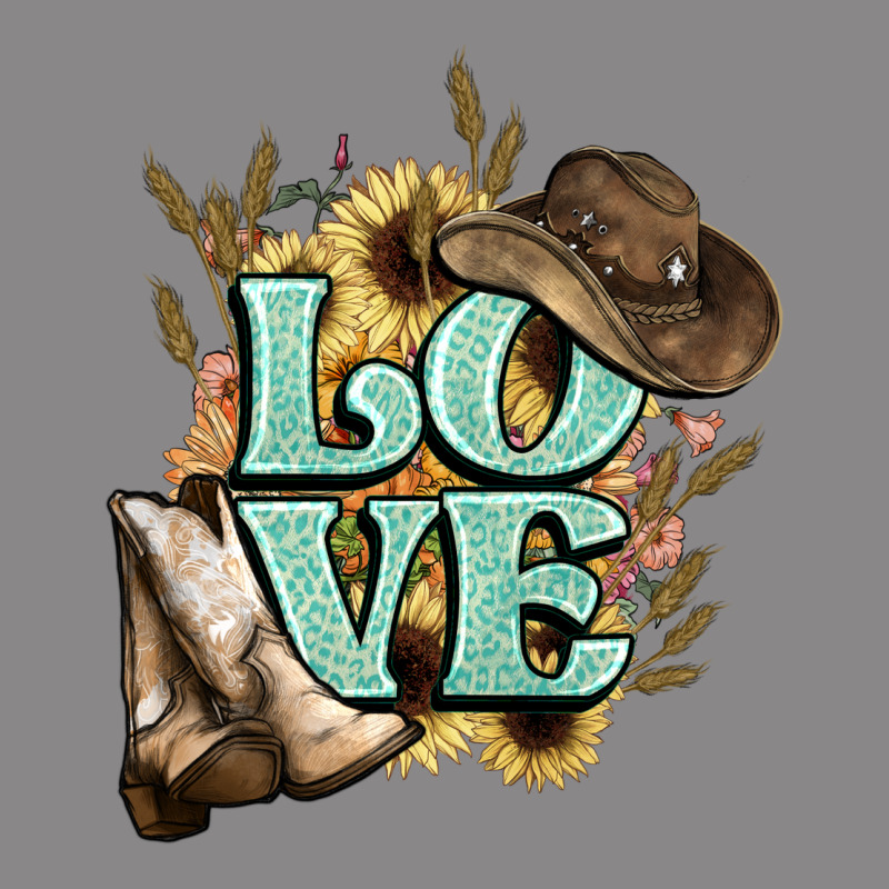 Love Boots Hat Western Cowboy Vintage Tee by HowdyJamesFarm | Teevron
